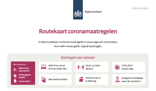 Nieuwe routekaart coronamaatregelen